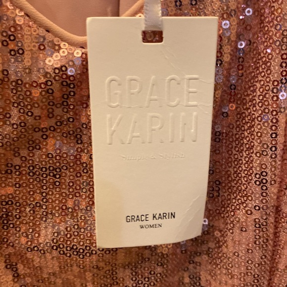 Sparkley pink camisole. - Picture 3 of 3